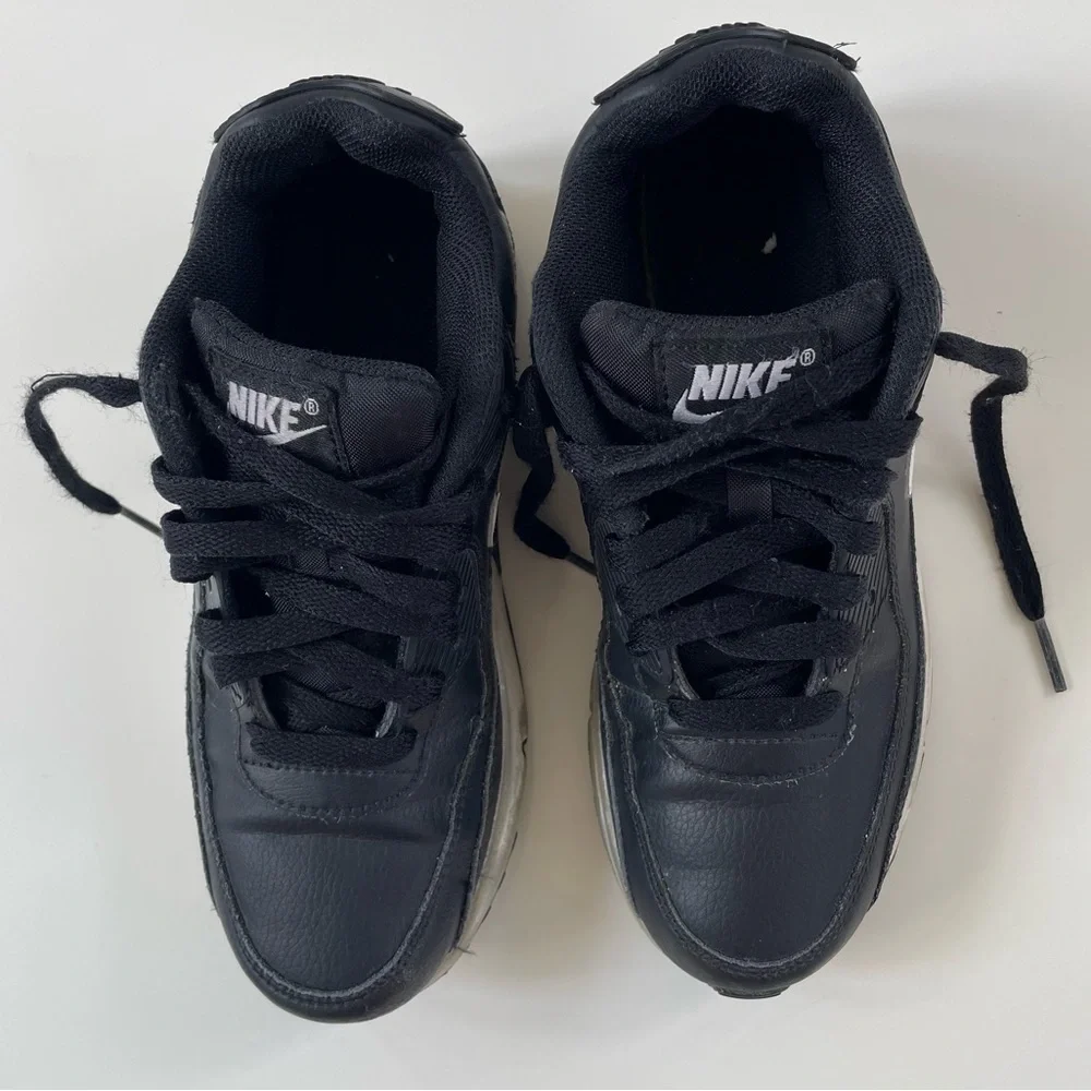 Nike Kids Grade School Air Max 90 Redraft Black White Youth Size 3.5